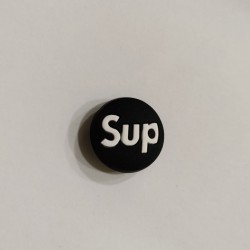 Jibbitz σήμα sup μαύρο No245 Jibbitz σήμα sup μαύρο No245