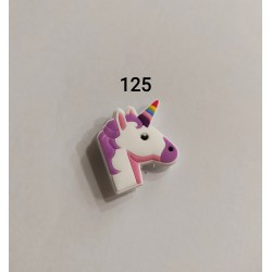 Jibbitz unicorn μωβ Νο125 Jibbitz unicorn μωβ Νο125