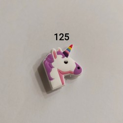 Jibbitz unicorn μωβ Νο125 Jibbitz unicorn μωβ Νο125