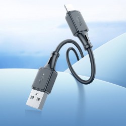 Hoco Silicone USB-A to Lightning Cable 1m  Hoco Silicone USB-A to Lightning Cable 1m