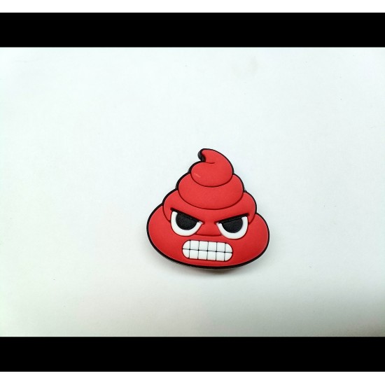 Jibbitz poop emoji red No76