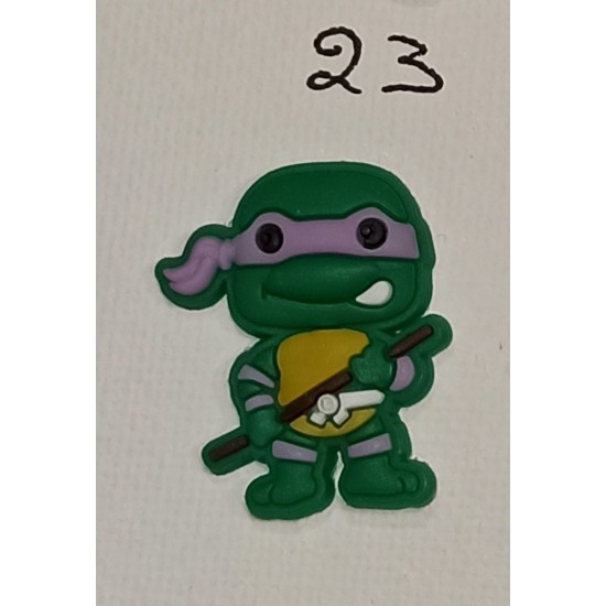 Jibbitz Ninja turtles purple No23