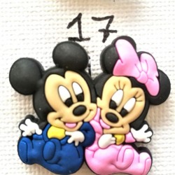 Jibbitz Minnie-Mickey babies No17